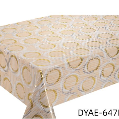 The rectangular pvc tablecloth for the dining table is waterproof, oil-proof, heat-resistant and does not require washing. It has an ins style and a light luxury and high-end feel Application Scenario