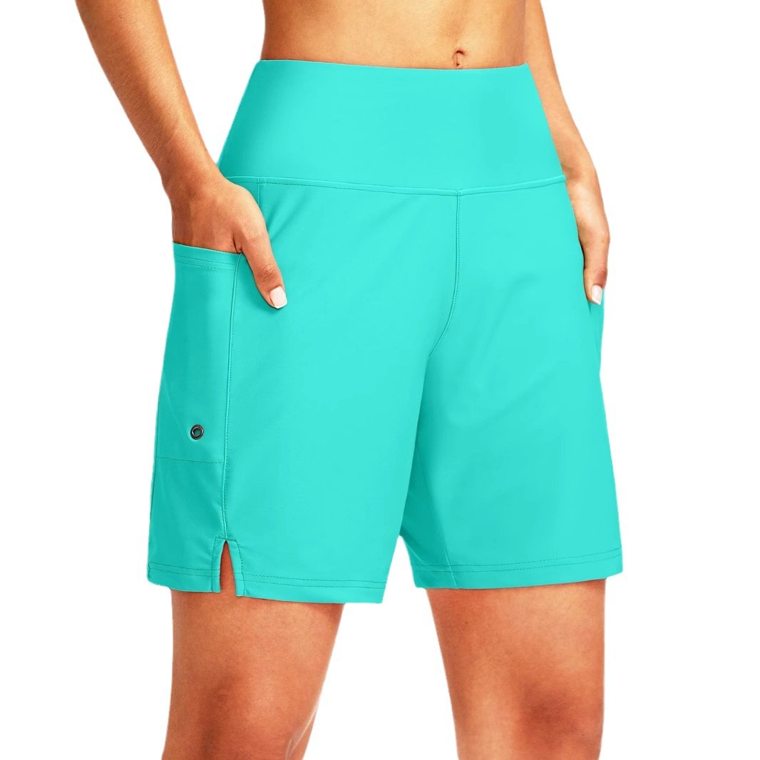 Cross-border foreign trade summer women's shorts, casual sports loose, Bata casual shorts, fitness running capri pants Item Picture