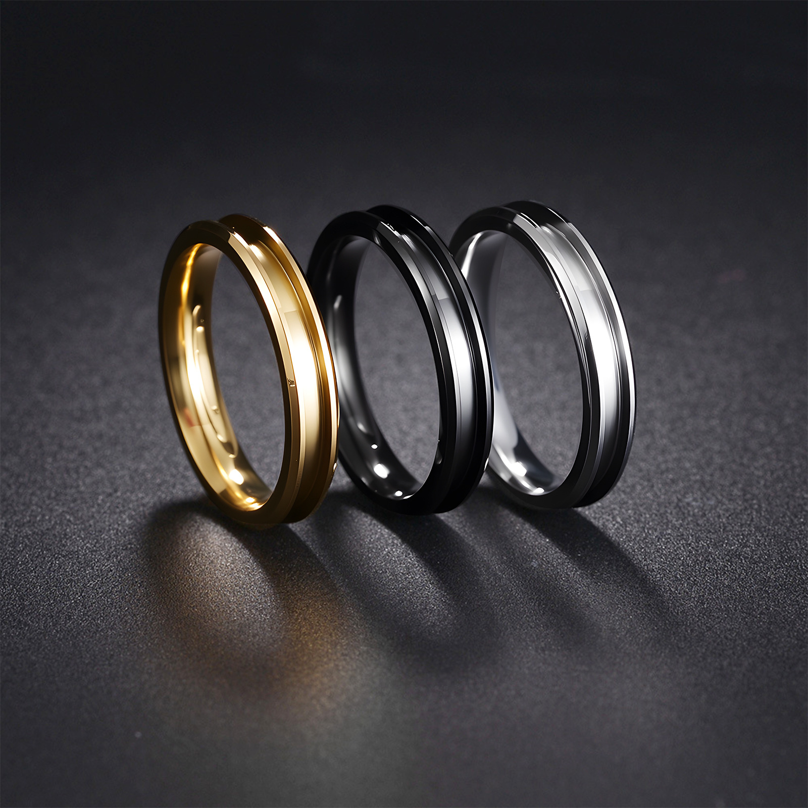 Cross-border European and American popular jewelry DIY handmade ring empty stand, standard American size 304 stainless steel accessories wholesale Application Scenario