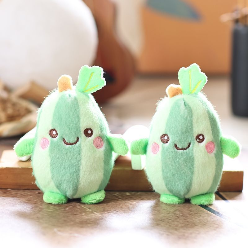 网红可爱萌冬瓜小挂件毛绒玩具公仔卡通包包挂饰钥匙扣布娃娃玩偶