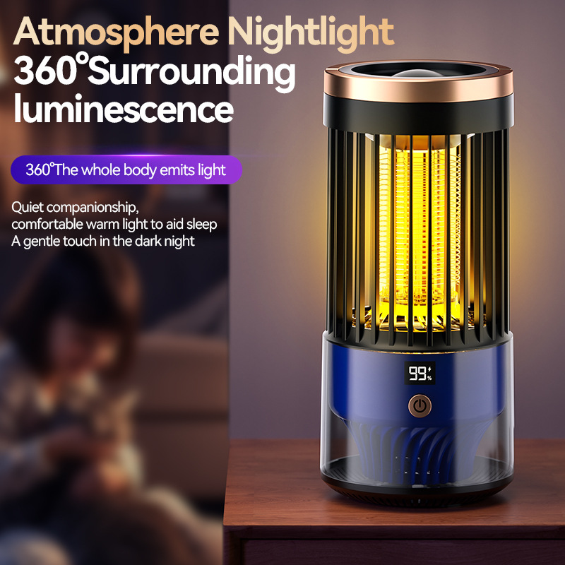 Inhalation and electric shock mosquito repellent lamp, a household mosquito repellent wonder, indoor mosquito trap for infants, pregnant women and bedrooms to get rid of mosquitoes Specification image