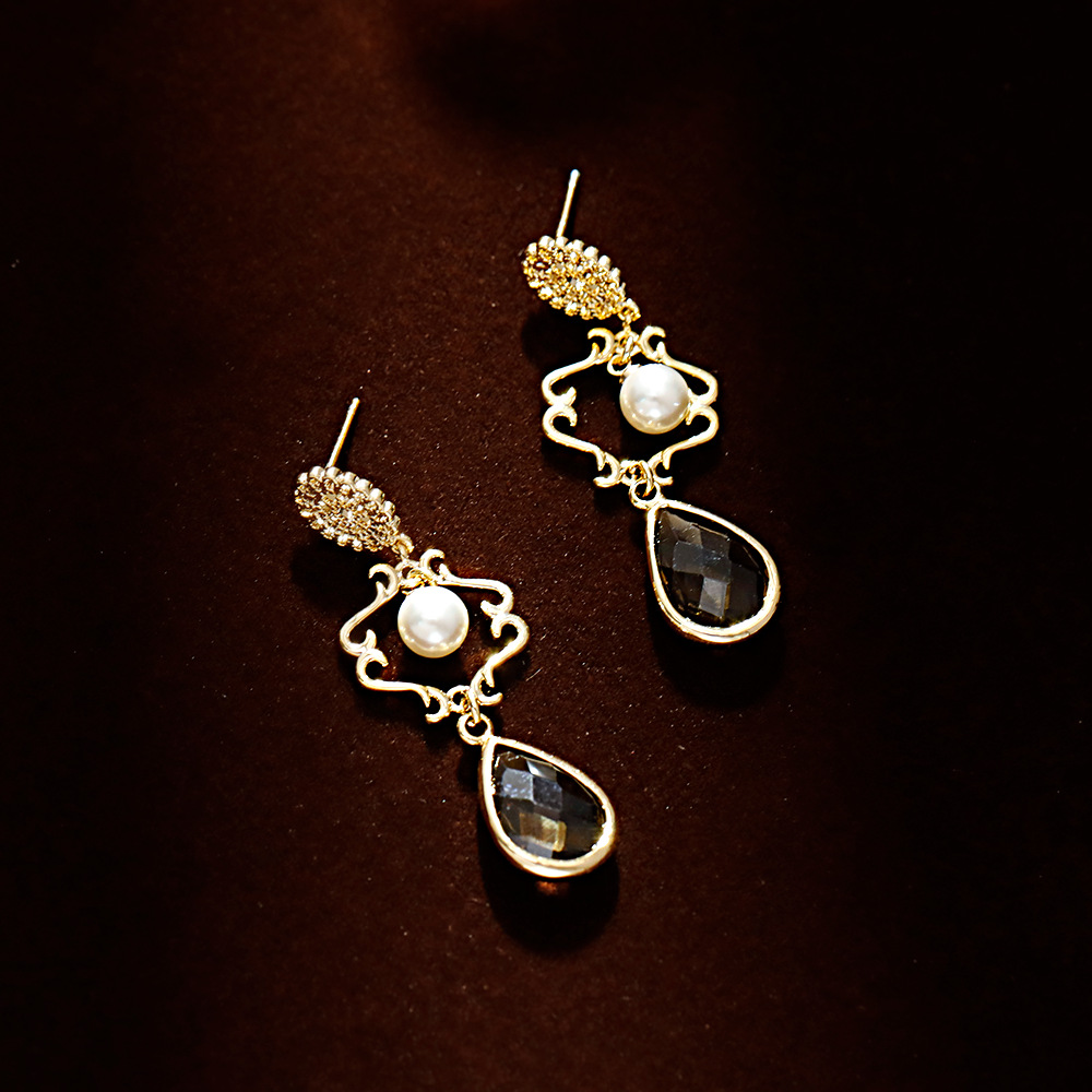 Hyacinth vintage harborwind vintag pendientes de alta calidad chic personalidad temperamento melard orejeras 2025 tik bang Specification image