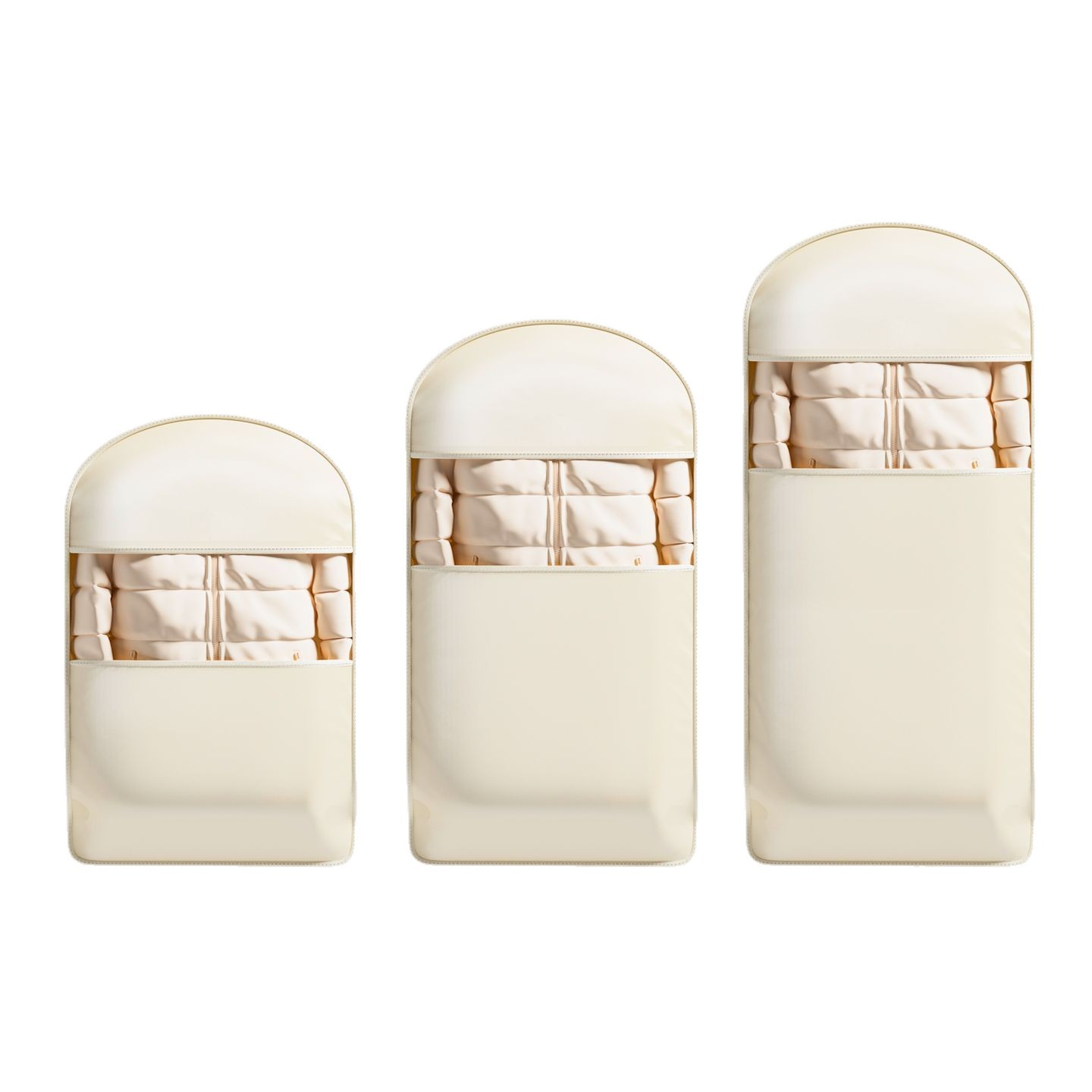 Cross-border twill Oxford fabric storage bag, home down jacket hanging bag, no need for air extraction, compressible overcoat suit dust cover Item Picture