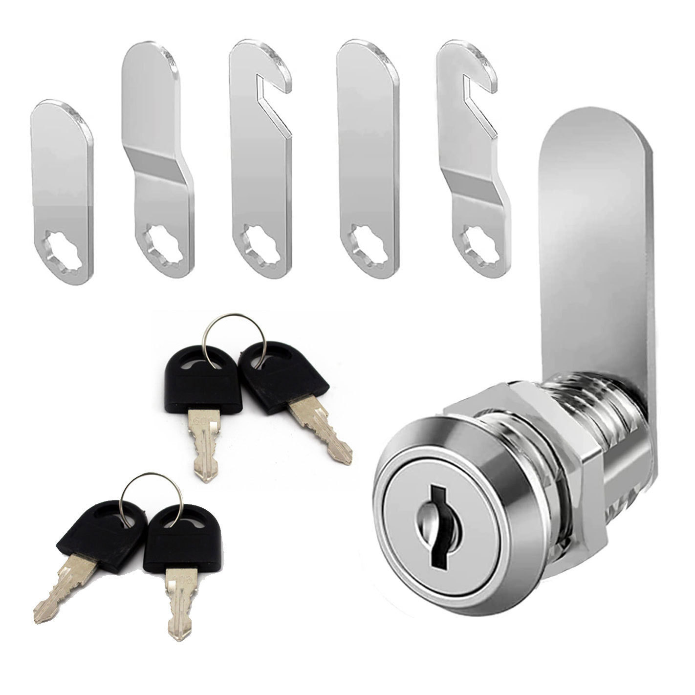 Magnetic metal lock core fireproof door lock key blank hanging piece main body details Picture
