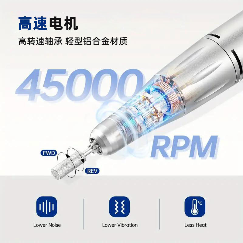 Amazon's new cross-border product, the MS-901 nail polish trimmer, is a portable rechargeable nail polish remover with high rotational speed, set to be released in June 2025 Application Scenario