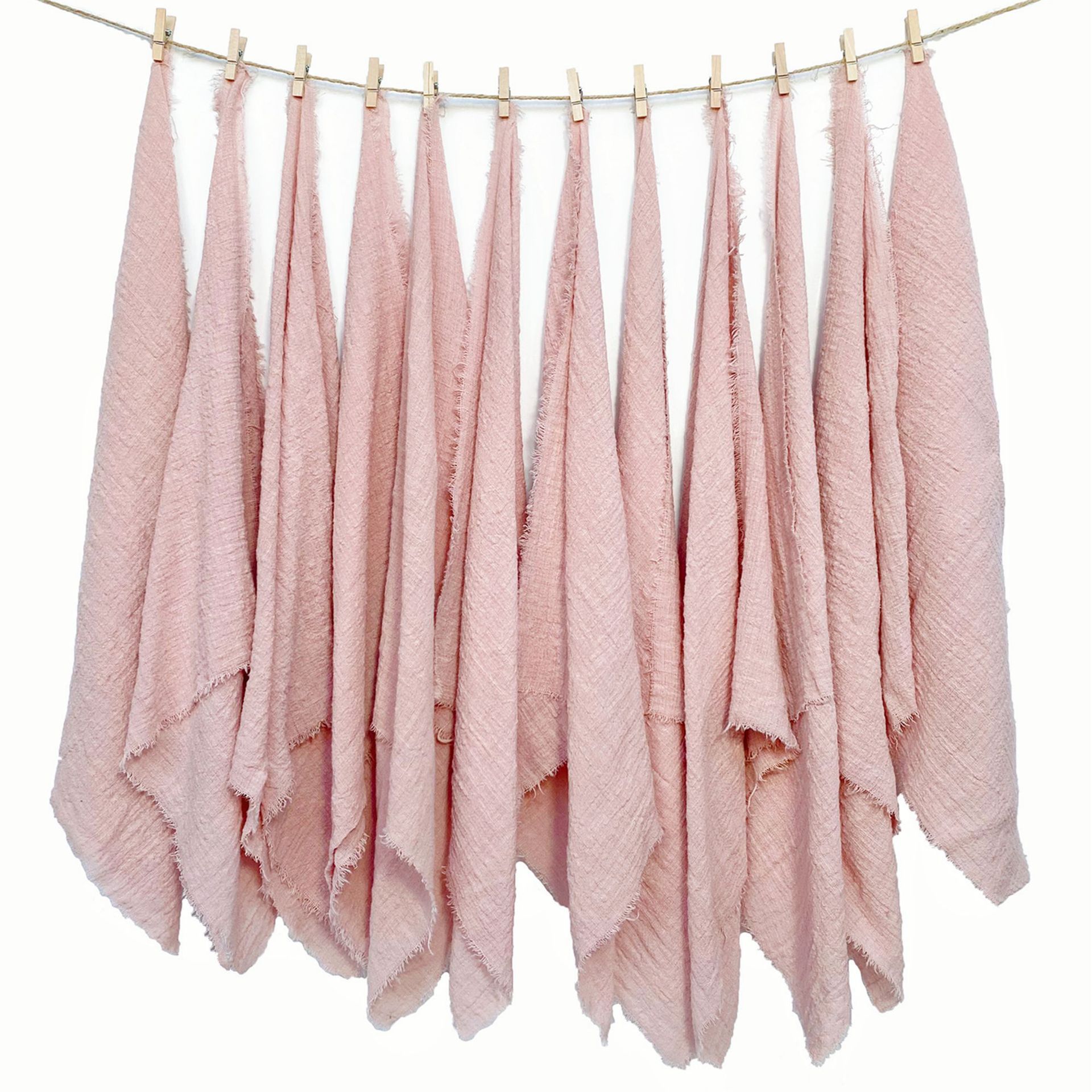 餐厅酒店专用餐巾高档毛边须边纯棉餐巾布酒店宴会西餐厅口布折花详情图5