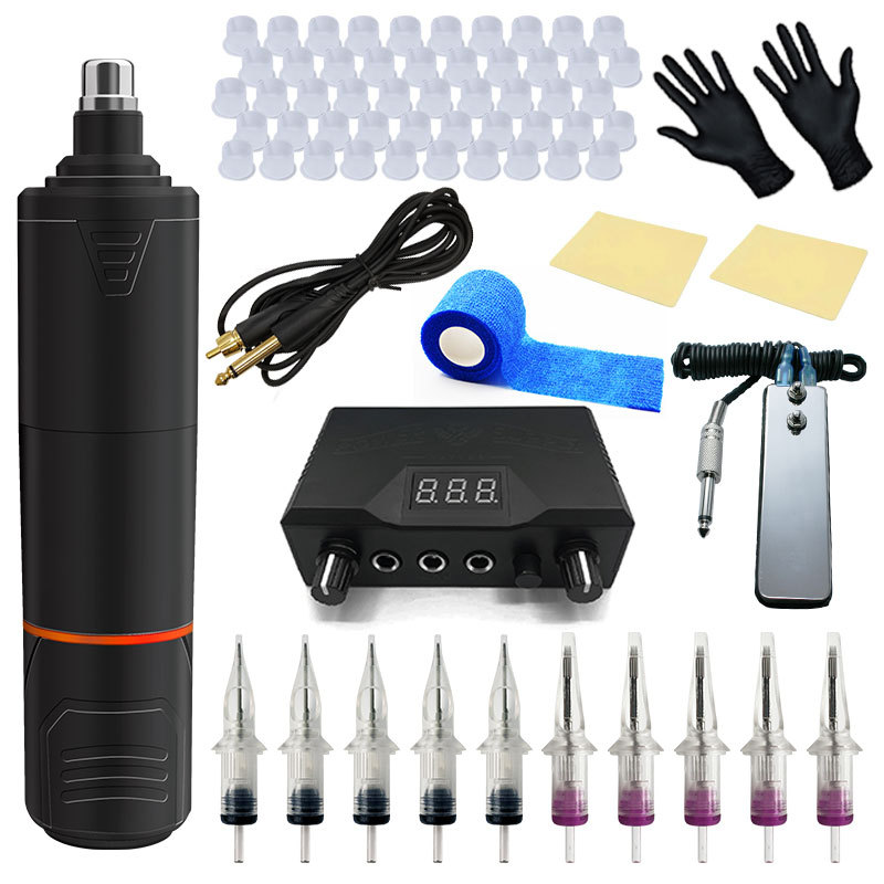 shanilak's new power motor tattoo pen set, all-in-one needle tattoo combination and tattoo machine in stock