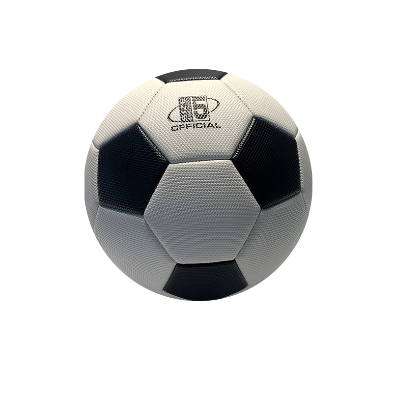 Black and white block diamond pattern machine-sewn footballs for adult and student competitions, No. 5 standard footballs, direct supply and wholesale in stock from the manufacturer Application Scenario