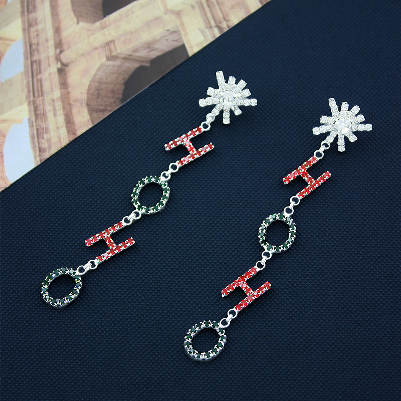 饰品/饰品女长款气质/耳环女长款气质/欧比雅比/耳线银细节图