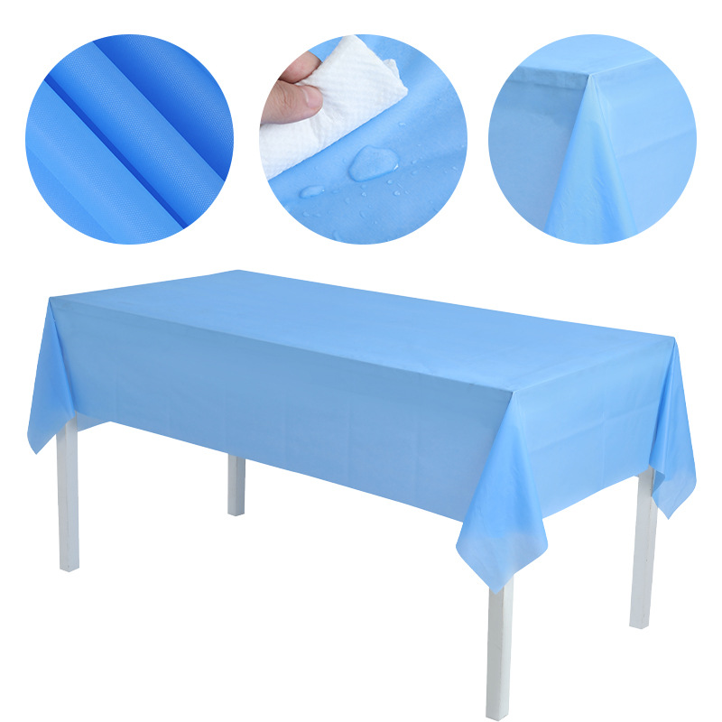 一次性桌布/一次性餐桌布/PE派对桌布/PE桌布/一次性桌布卷产品图