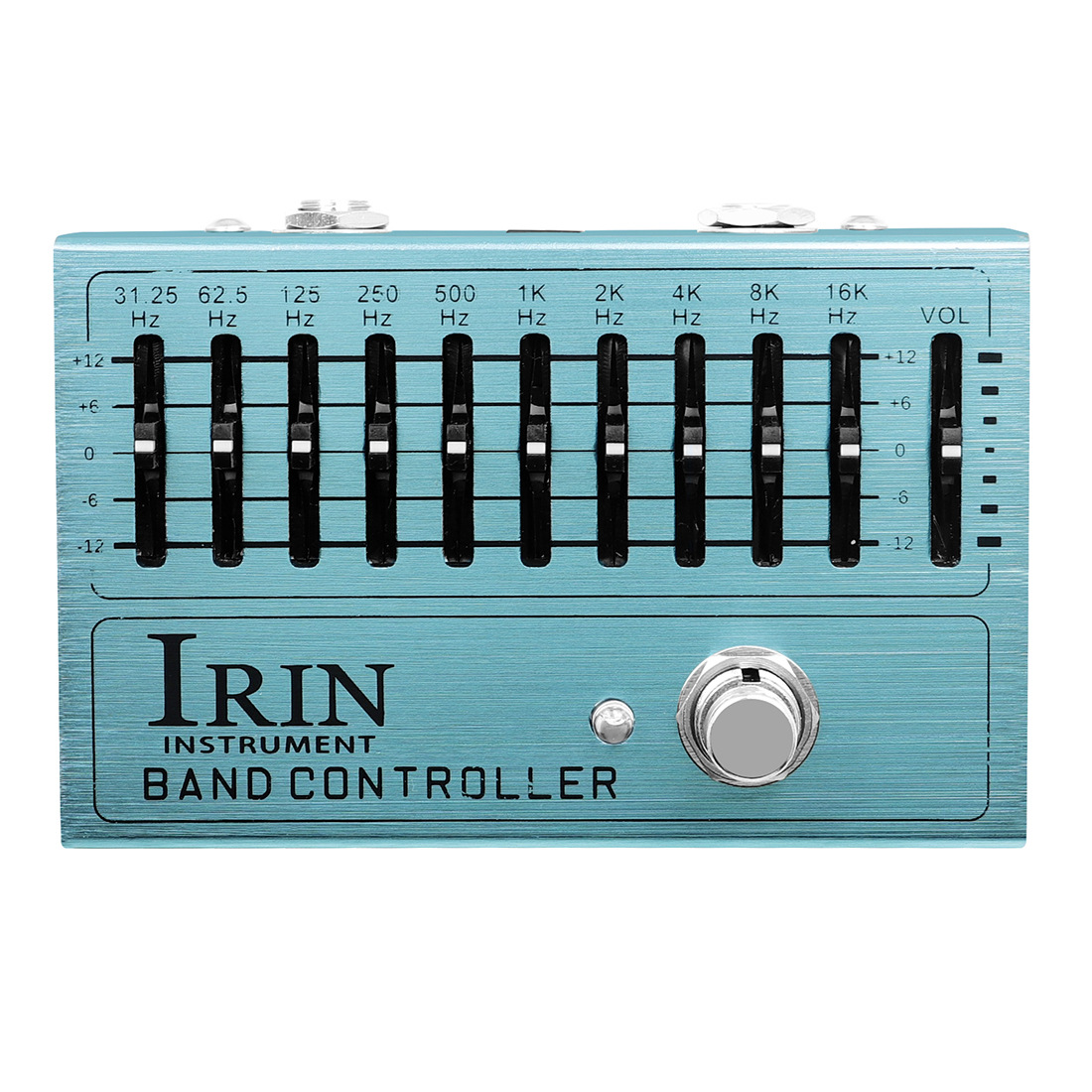 IRIN electric guitar effects, audio simulation, distortion, overload, ten-band EQ equalizer, guitar single-piece effects Specification image