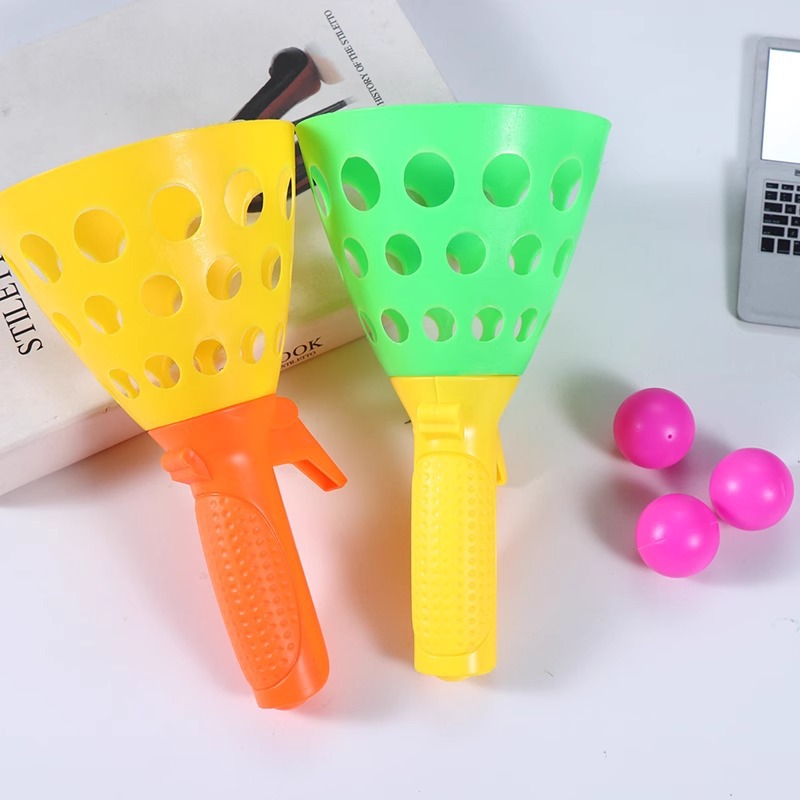 Parent-child interactive ball toys for boys and girls, educational and fun elastic throw and catch balls, double catapult and catch balls, children Specification image