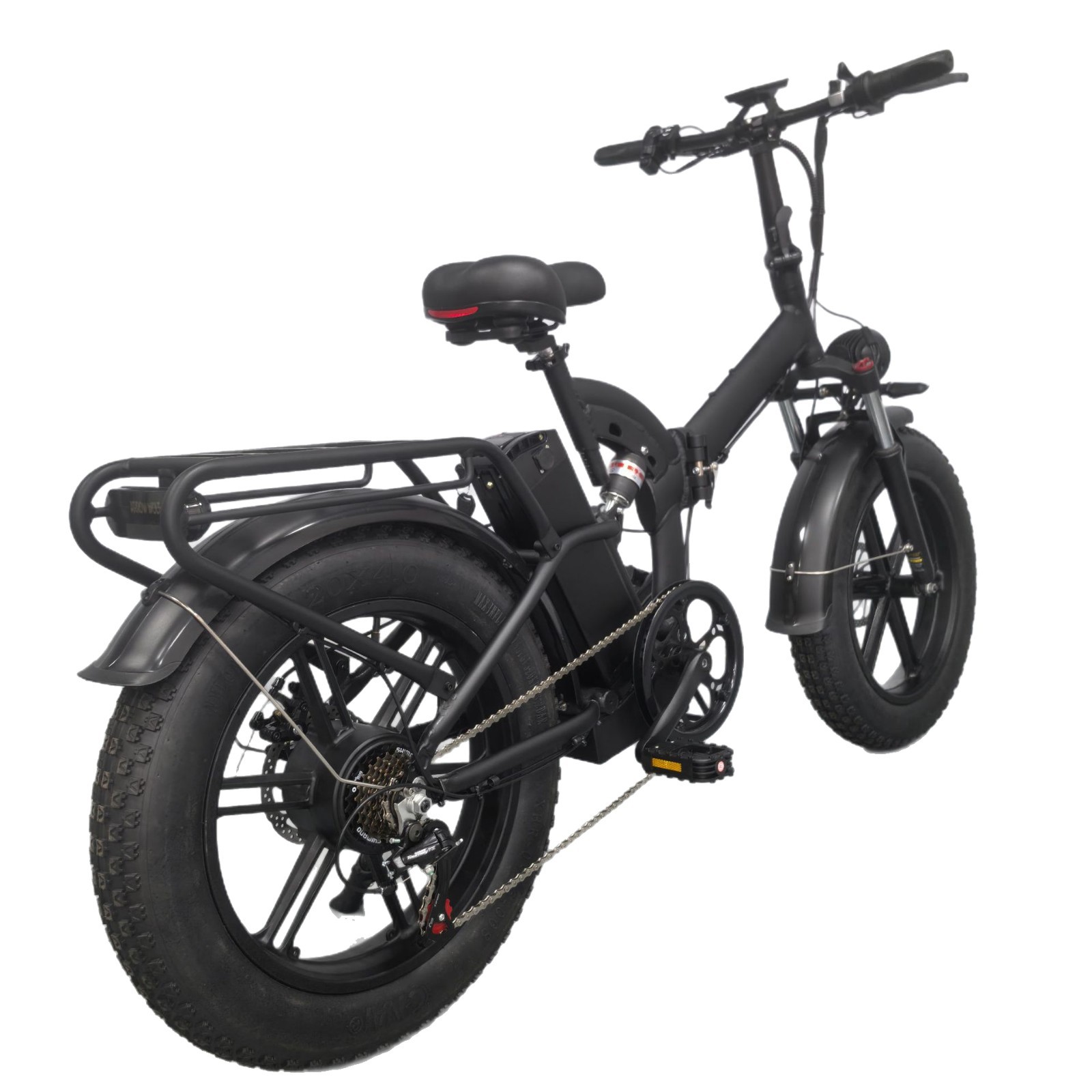 ebike Factory's 20-inch folding snow fat tire electric-assisted bicycle, adult variable-speed snow electric bicycle Item Picture