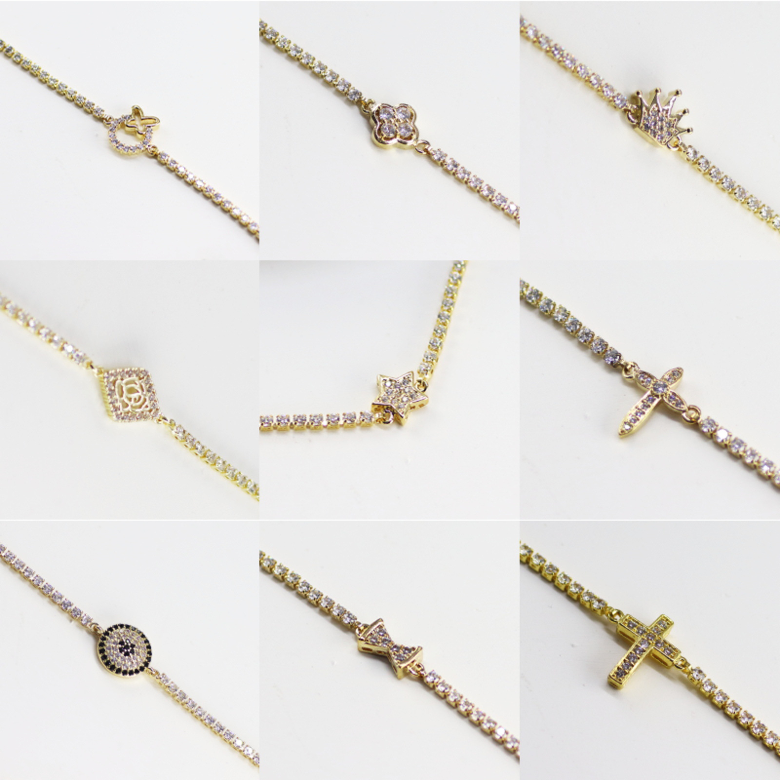 韩国简约水晶锆石手链女气质个性闪耀百搭精致轻奢时尚配饰品