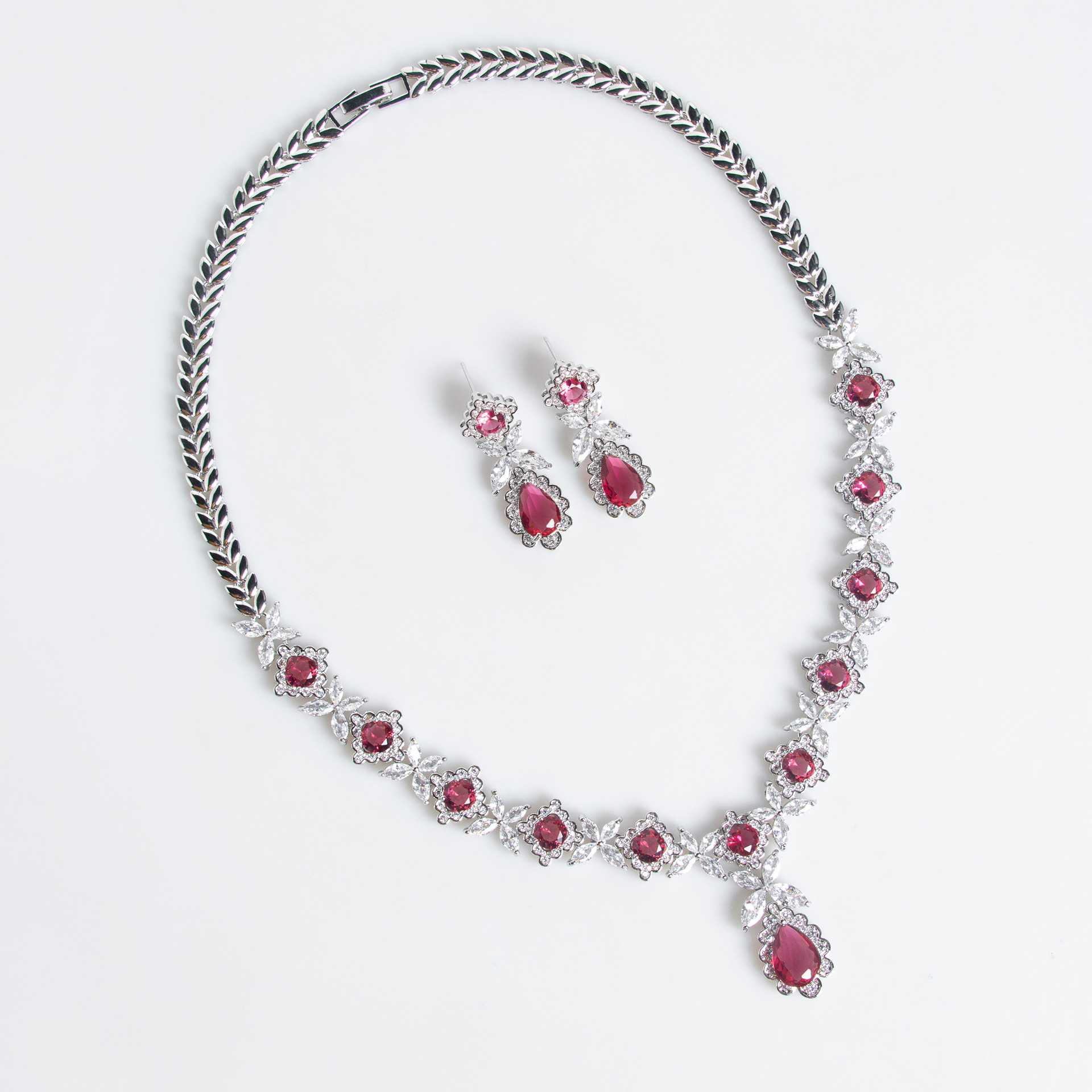 饰品/首饰套装/首饰/首饰盒包装盒/欧美白底实物图