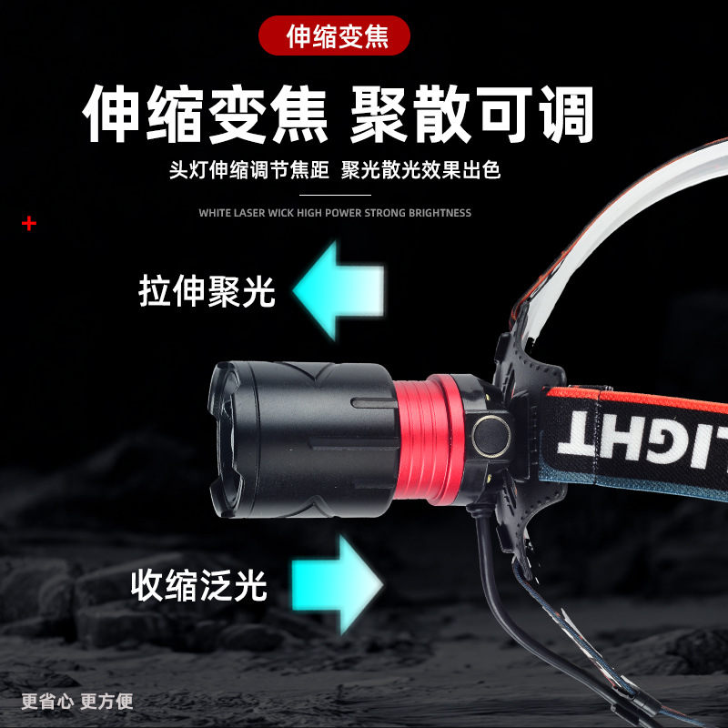 头灯cob头灯/头灯/头灯矿灯/红色小头灯/头灯手电筒产品图