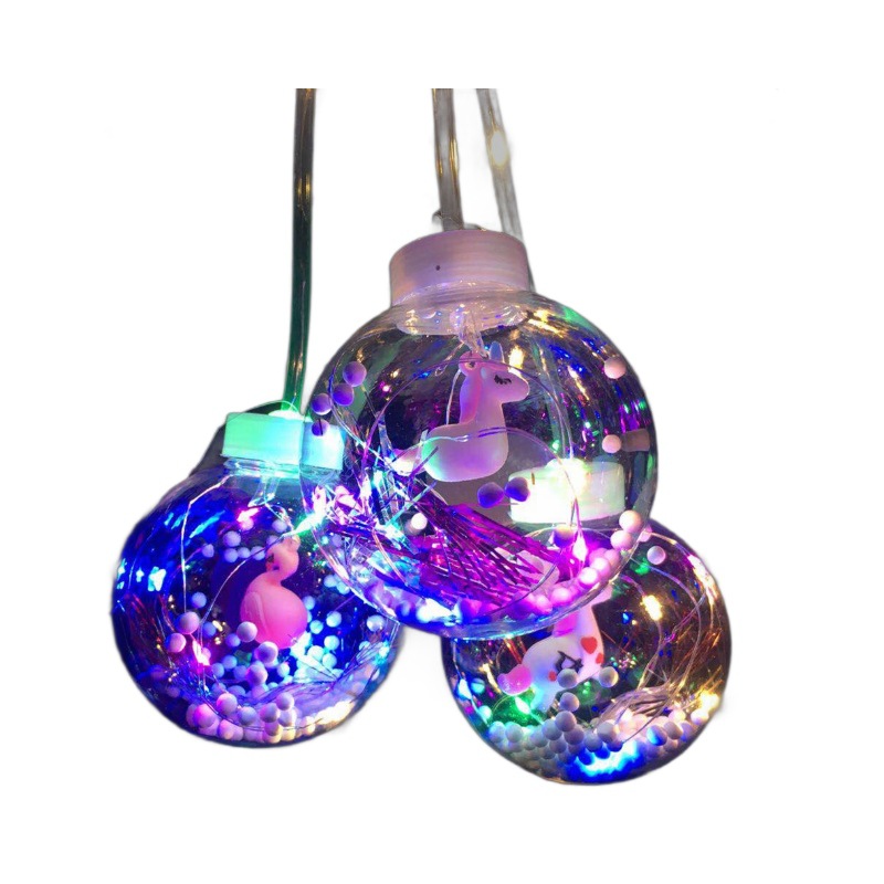 Internet-famous luminous hand-held bouncy ball lanterns, transparent flashing cartoon balls, night market square street stalls, Douyin cool toys Item Picture