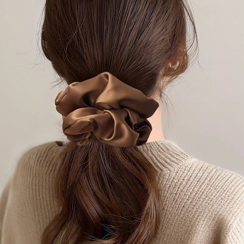 2025 New oversized large intestine hair band, stylish oversized hair accessory, high-end headwear, hair tie and hair accessory details Picture