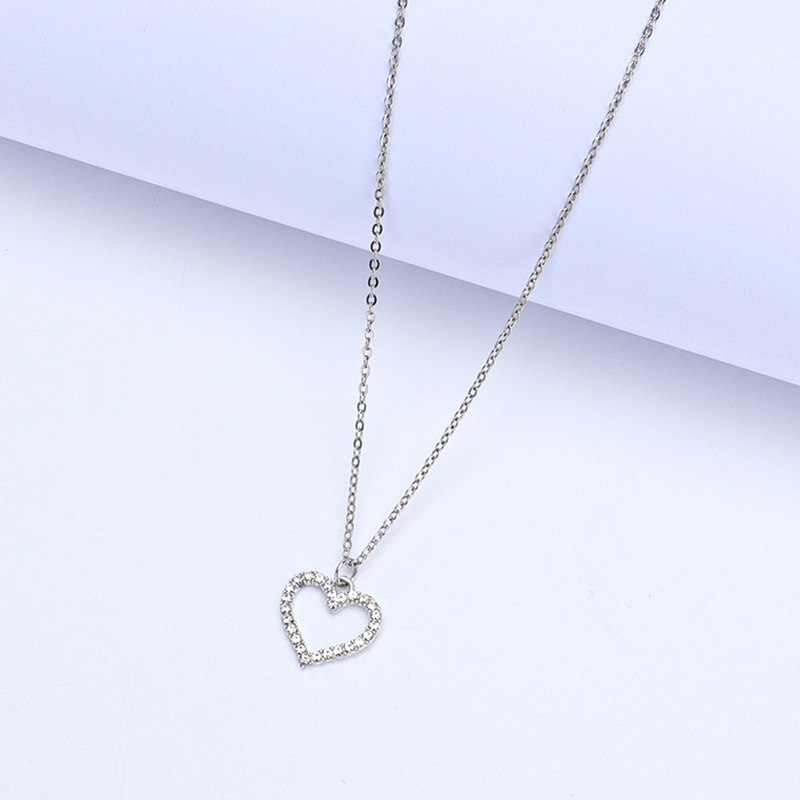 Crossover blast titanio acero collar adornos mujer multiplo aleación con diamantes colgante regalo joyería al por mayor accesorios cadena clavícula Specification image