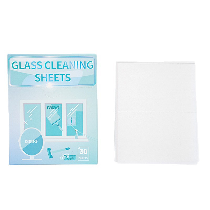 Glass water tablet cleaning liquid, concentrated glass cleaner, English packaging, direct sales from the manufacturer, solid oil stain removal cleaning tablets