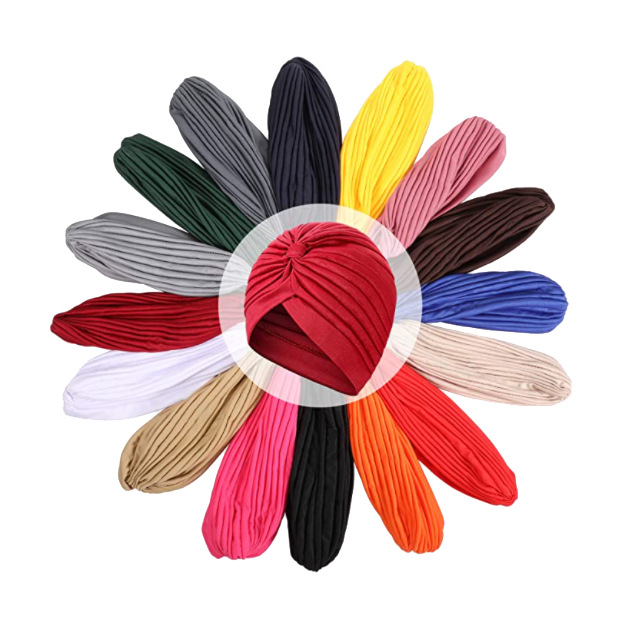 Cross-border exclusive headscarves, hats, European, American and Indian hats, watermelon hats, sleep hats, yoga hats, Arab and Muslim turban Application Scenario