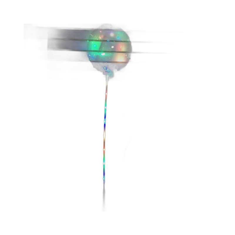 Wholesale transparent bounball handle, flash handle, bounball LED bounball light string with support pole Item Picture