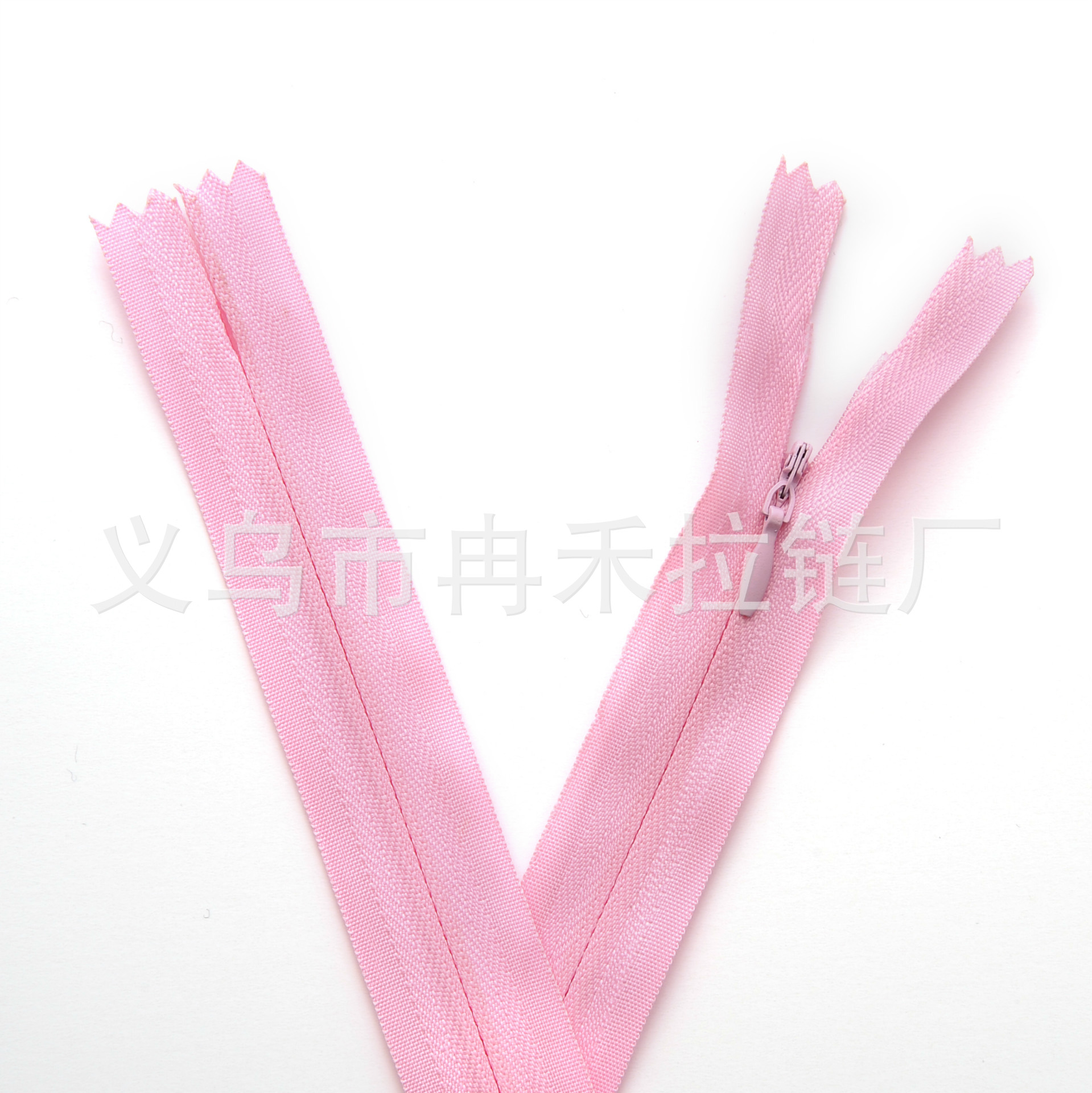 Wholesale No. 3 fabric-edge invisible zipper women's skirts, home textiles, cushions, throw pillows, bags, invisible zipper black and white stock Item Picture