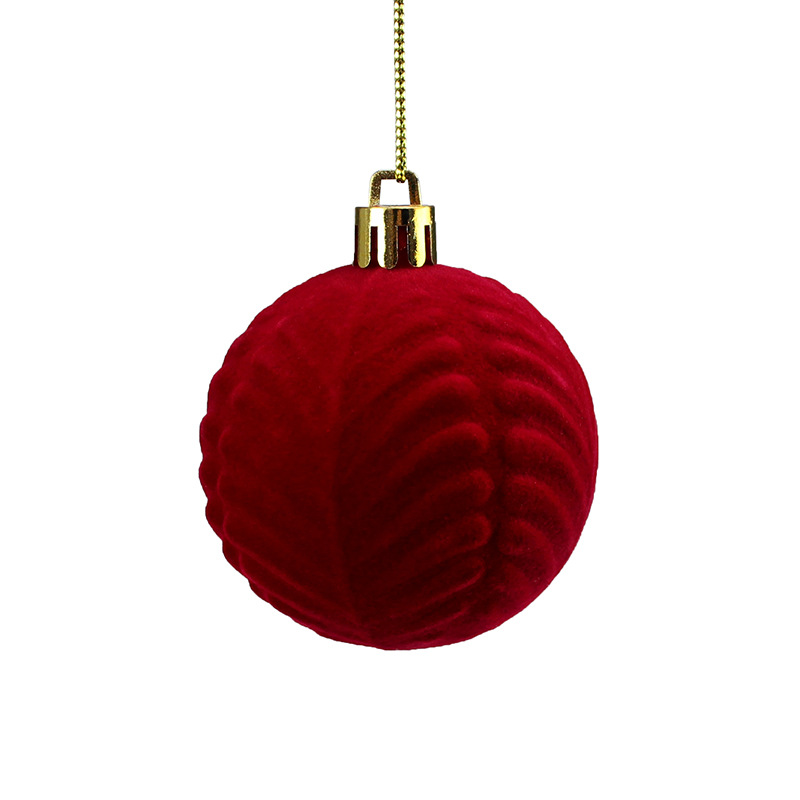 Christmas decorations: Christmas balls, plush Christmas balls, Christmas decorative balls, Christmas tree hanging balls, multiple colors available, factory direct sales Specification image