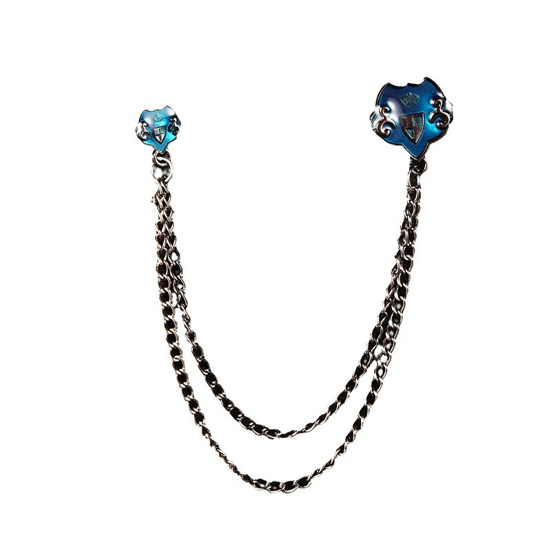 英伦风可爱小蜜蜂链条胸针ins设计感优雅百搭服饰胸花滴油别针潮白底实物图