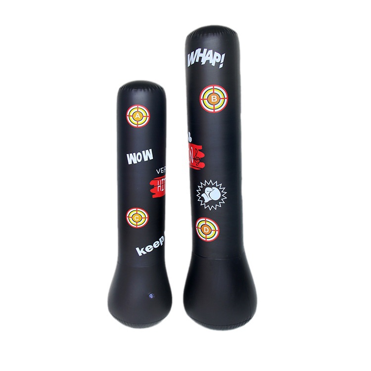 Best-selling children's inflatable sandbags, water-filled training boxing columns, combat training equipment, thickened fitness standing sandbags Item Picture