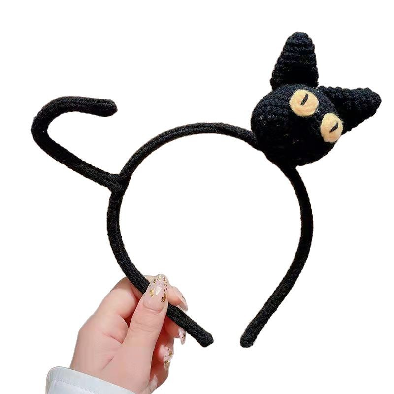 韩版秋冬丝绒蝴蝶结发箍复古优雅气质黑色宽边头箍发卡成人头饰白底实物图