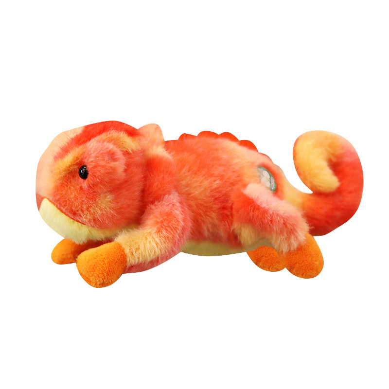 Magnetic chameleon cute plush toy that can be held in hand, plush toy, festival gift for girls Item Picture