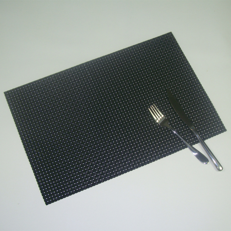 高档方形美式西餐垫 8X8特斯林餐垫 加厚PVC餐垫隔垫碗垫工厂直销产品图