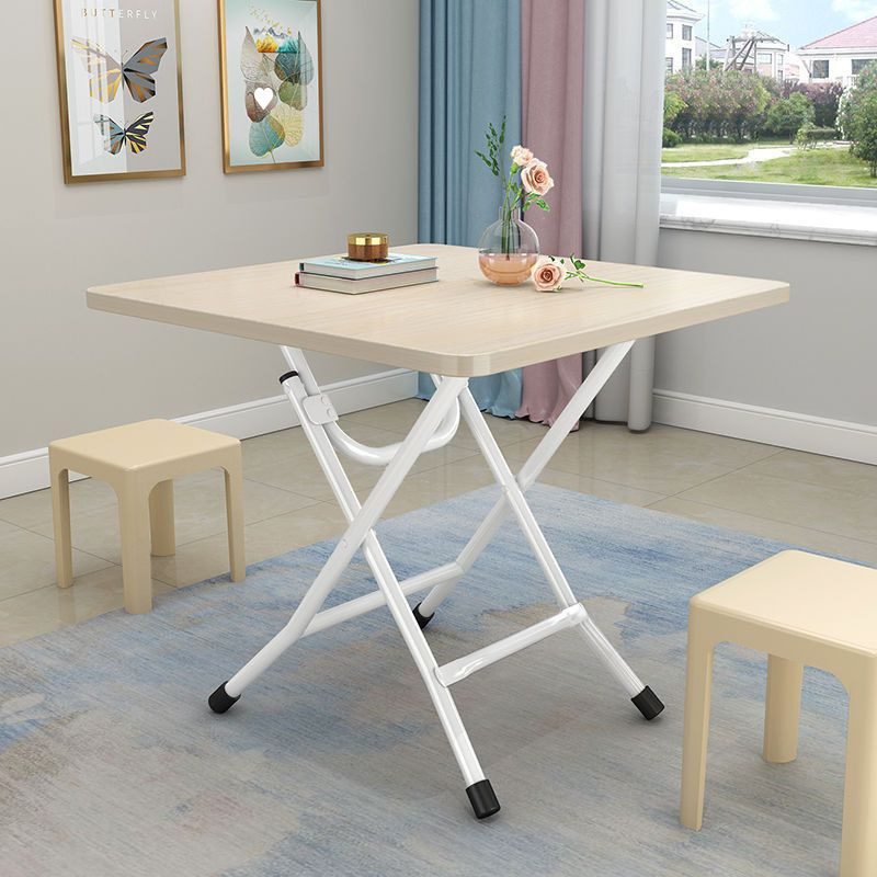 ⭐ Folding table, folding dining table, simple household dining table, rental house, street stall, simple small apartment dining table