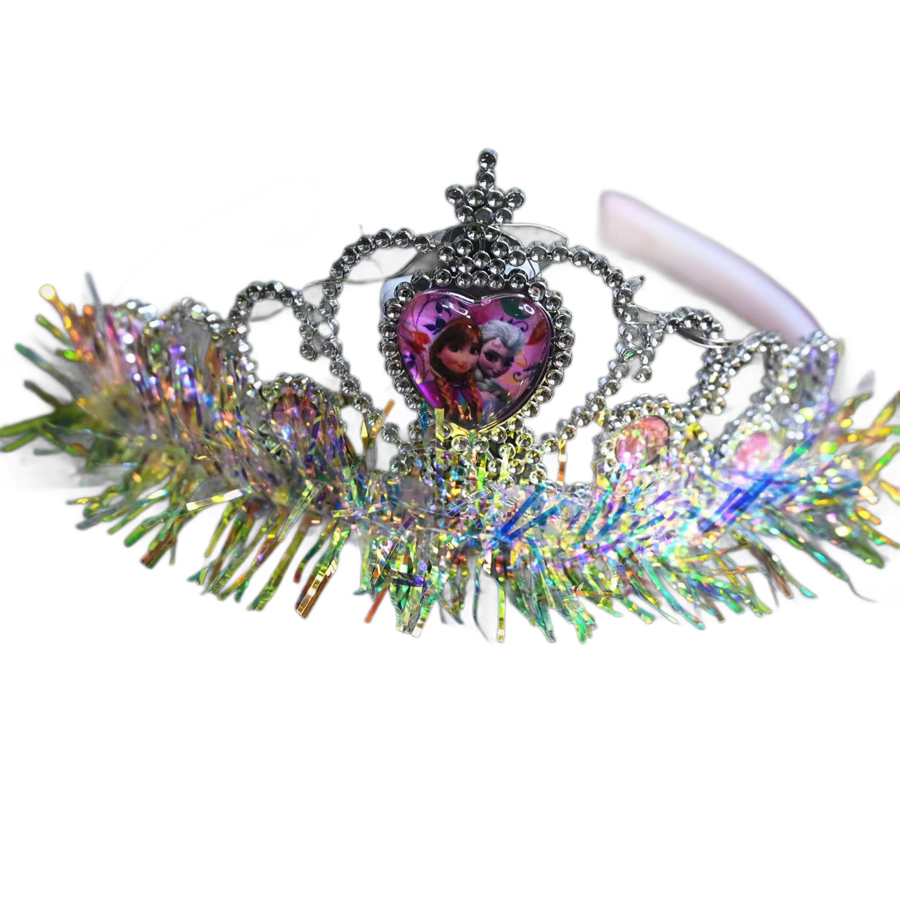 New Super fairy Princess cartoon gold thread and diamond children's cute crown hair band, a best-selling product in Europe and America, wholesale and export Item Picture