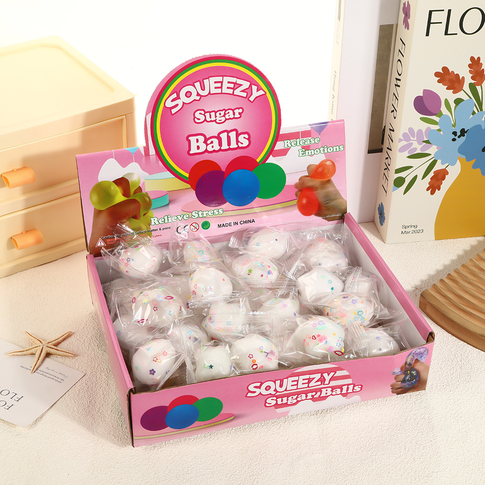 Xiaohongshu's popular five-pointed star cute pinching fun Night Market stall stress-relieving little love children's fun stress-relieving toys Application Scenario