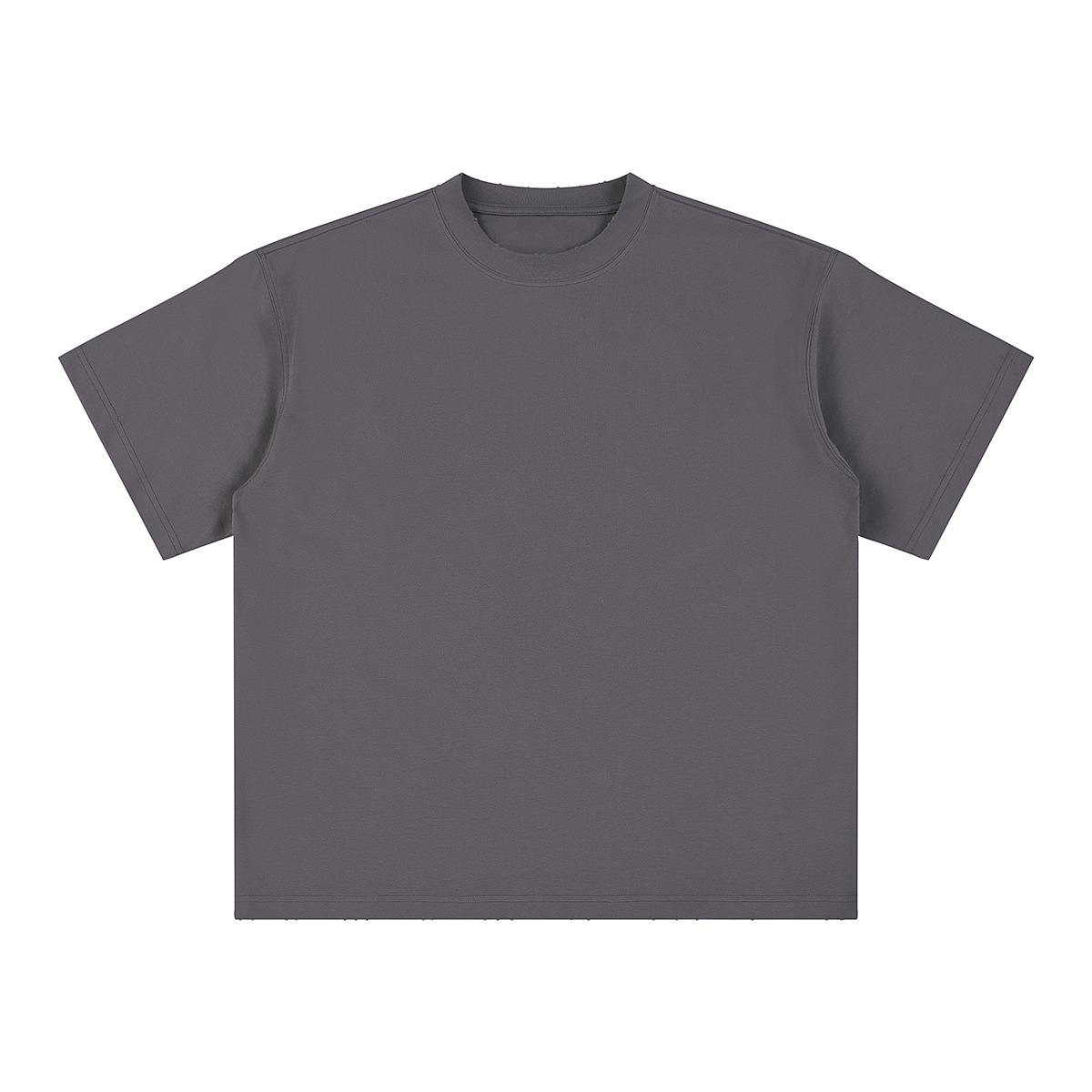 CKX2026 Summer Wholesale trendy brand loose and trendy Solona cool fabric solid color short-sleeved T-shirt for boys Item Picture