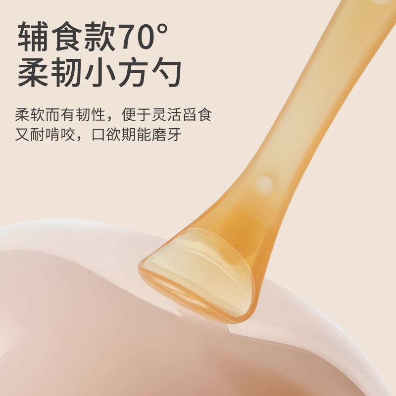 硅胶勺子婴儿勺新生儿硅胶软勺儿童辅食工具辅食餐具母婴用品批发细节图