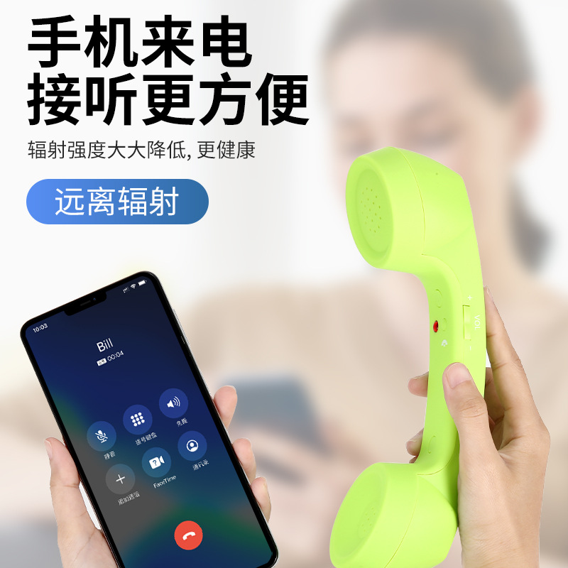 Cross-border spot retro teléfono celular auriculares auriculares auriculares auriculares auriculares auriculares auriculares de teléfono móvil externo retro moda micrófono Specification image