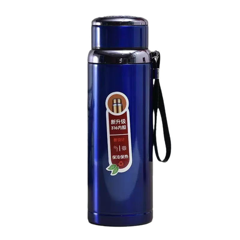 Household 316 stainless steel insulated cup, large-capacity star pot, insulated water cup, tea brewing cup, outdoor sports water bottle Item Picture