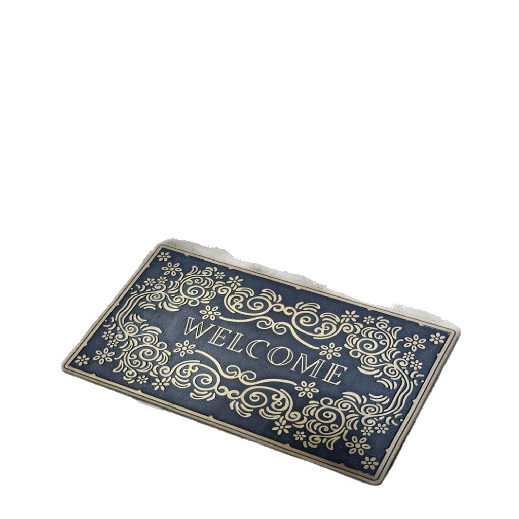 High-end rubber floor MATS for villa entrances, classic European-style entrance door foot MATS, natural rubber, anti-slip, wear-resistant and dirt-resistant Item Picture