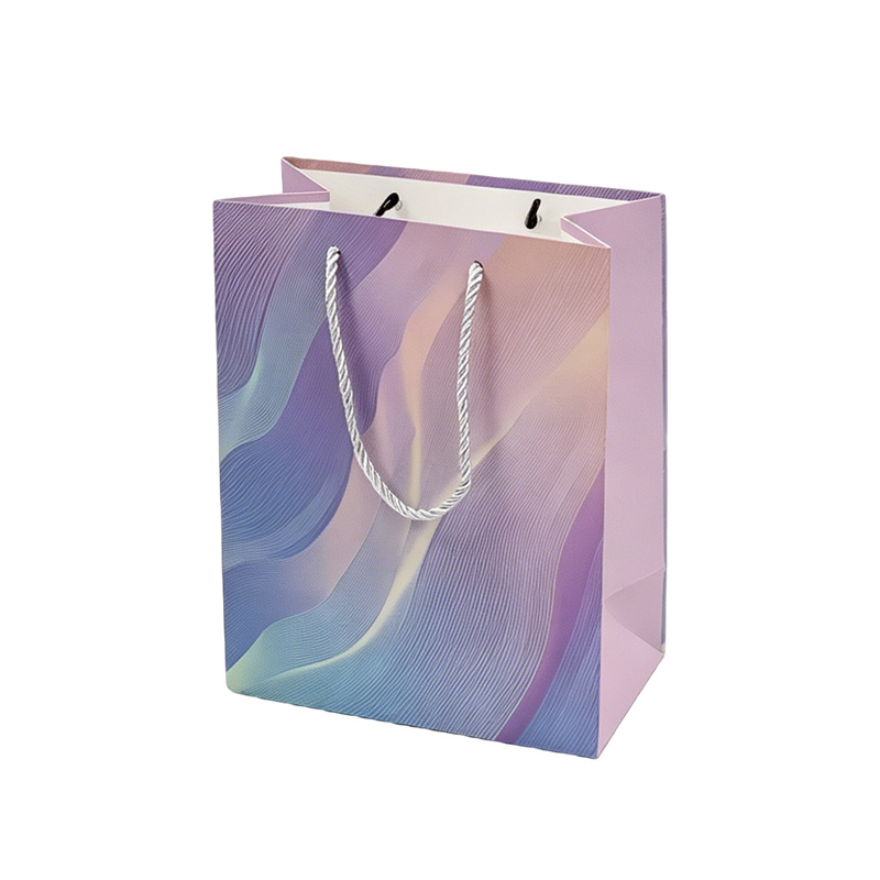 Source factory UV gift bags, white cardstock, InS-style souvenir handbags, Valentine's Day gift packaging bags, wholesale paper bags, gift bags Item Picture