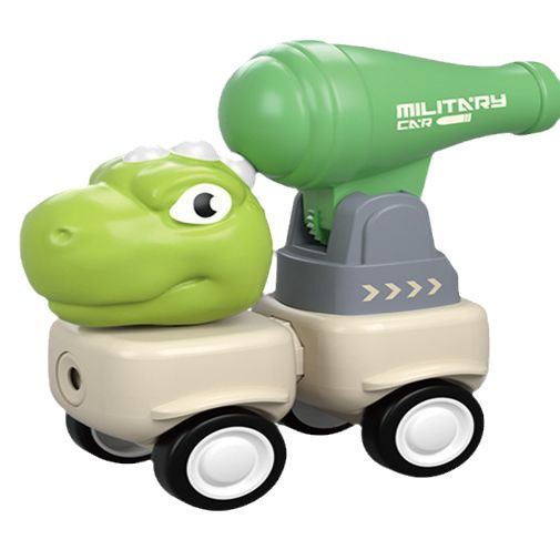 New cross-border magnetic attraction little dinosaur toy boy assembly engineering vehicle Dinosaur model Tyrannosaurus rex Triceratops Item Picture