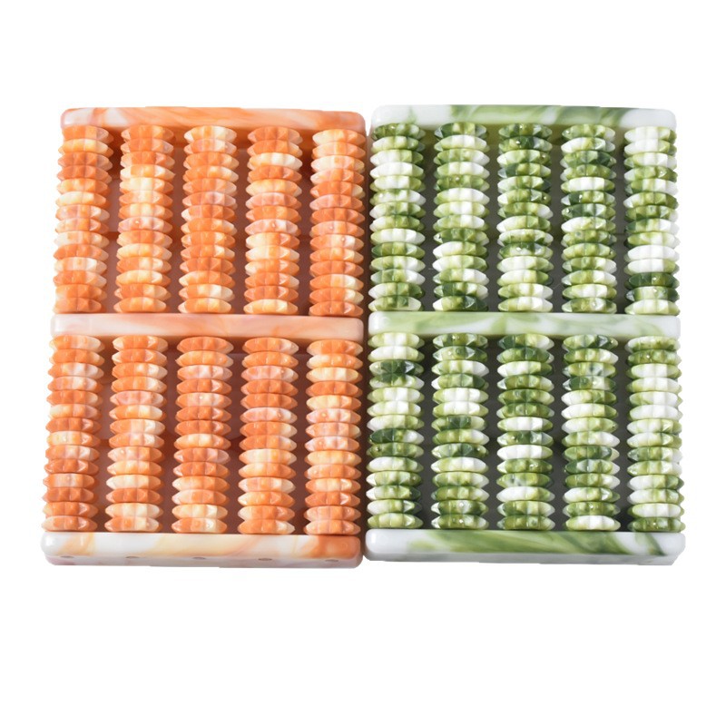 Foot massage, foot acupoint massager, foot massage instrument, rhombic roller type foot massage wheel, massage magic tool, physiotherapy Item Picture