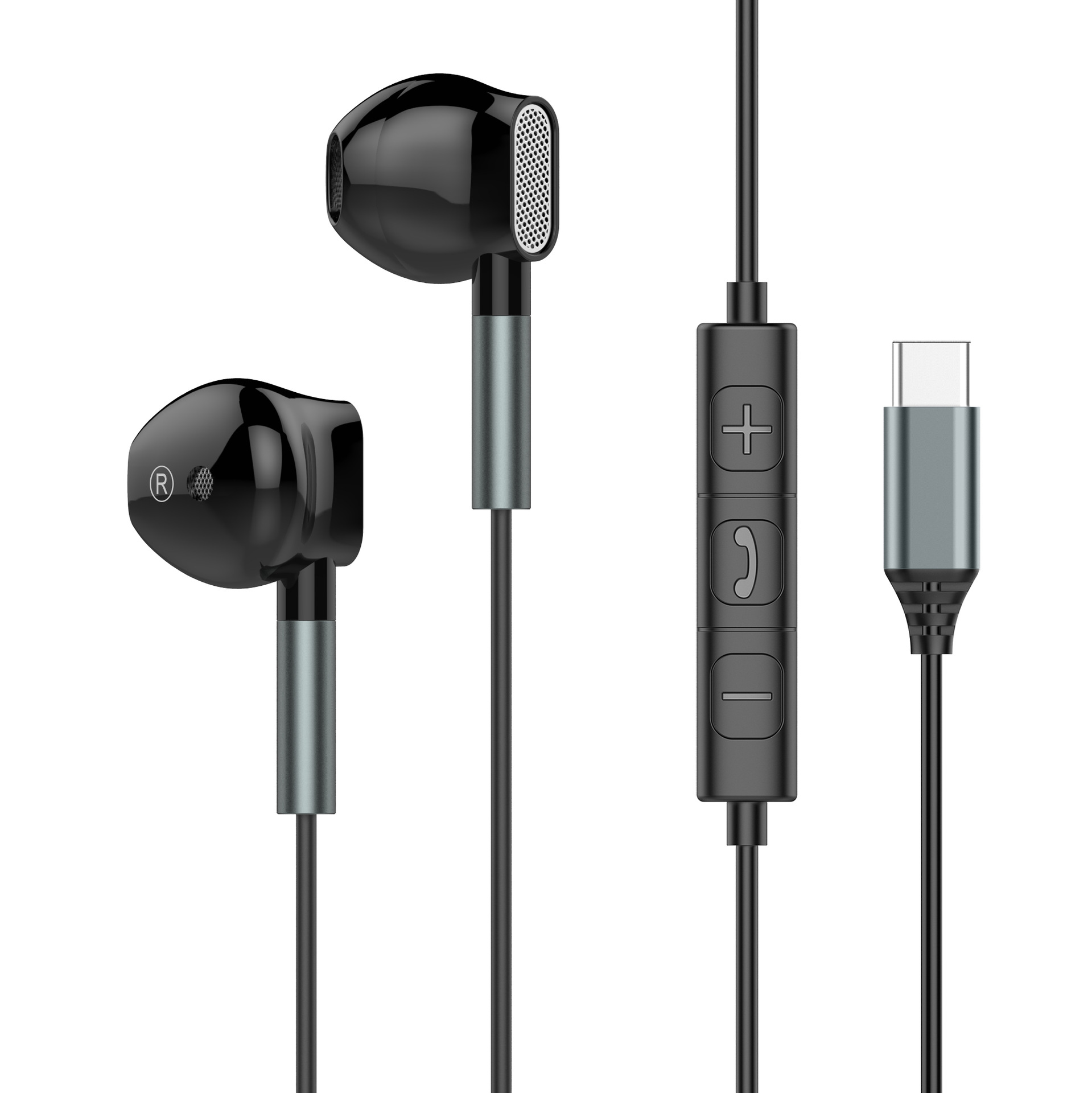 Nuevos auriculares tipo C auriculares con cable teléfono tableta portátil auriculares universales wholesale Item Picture