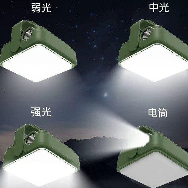 Ultra-long battery life LED tent lights, outdoor solar charging lighting, emergency lights, night market camping, street stall lights Application Scenario