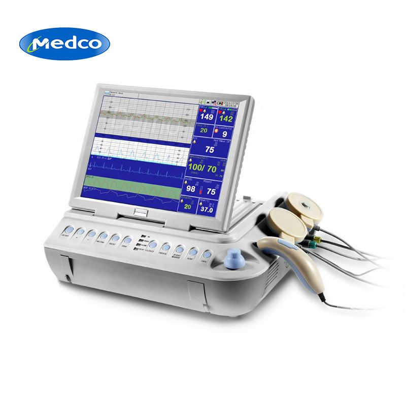 Cross-border exclusive MCF-21B fetal monitor, 12-inch color thin-film transistor screen pregnant woman monitor