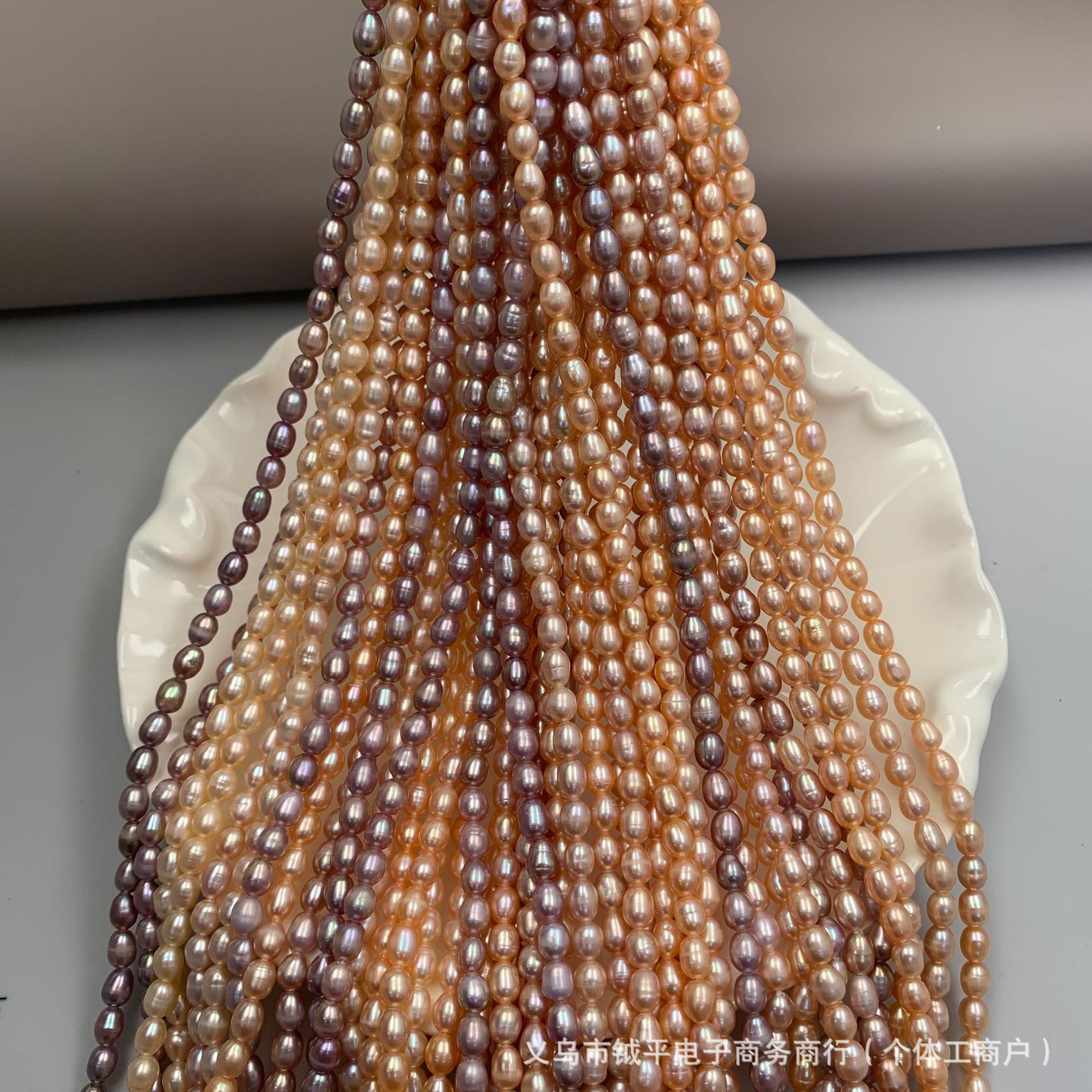 4-5mm米珠天然淡水真珍珠小珍珠饰品配件项链材料产品图