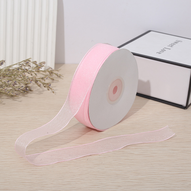 Wholesale of pearl yarn gift packaging, bows, clothing, shoes, hats, accessories, flowers, fruits, baking ribbons, lace, large rolls Specification image
