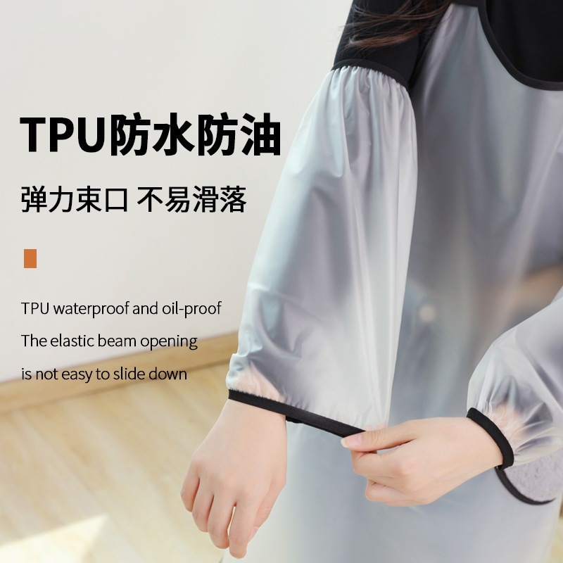 家务围裙、袖套实物图